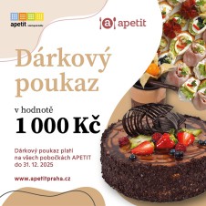 Dárkový poukaz v hodnotě 1 000 Kč